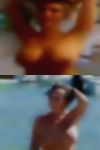 Naked woman with servant