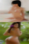 Naked woman with servant