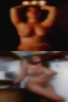 Naked girl looking