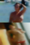 Nude woman automobile